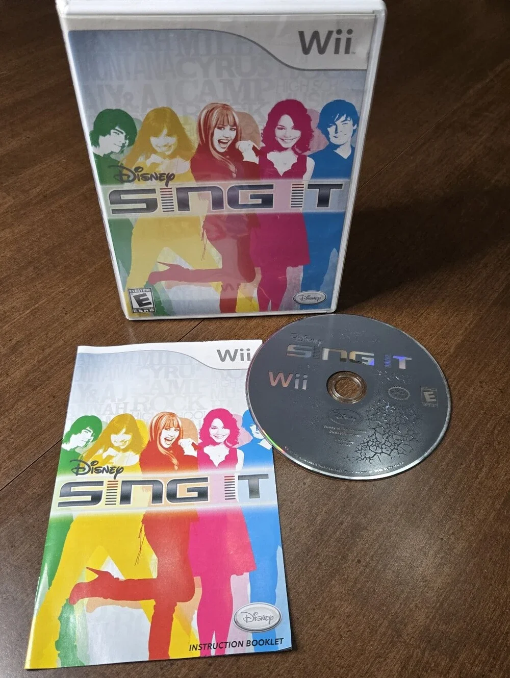 Disney Sing It Nintendo Wii - 2008 Complete With Manual CIB Hannah Montana Y2K